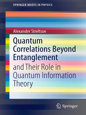 cover image of Quantum Correlations Beyond Entanglement